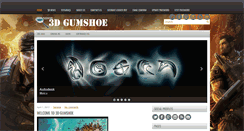 Desktop Screenshot of 3dgumshoe.com